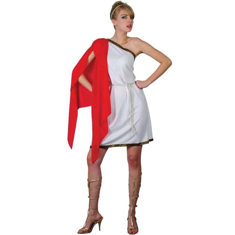 Ladies Grecian Sexy Roman Toga Greek Goddess Fancy Dress Costume Mens